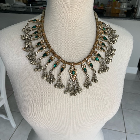 Gorgeous vintage tribal collar necklace - Picture 4 of 5